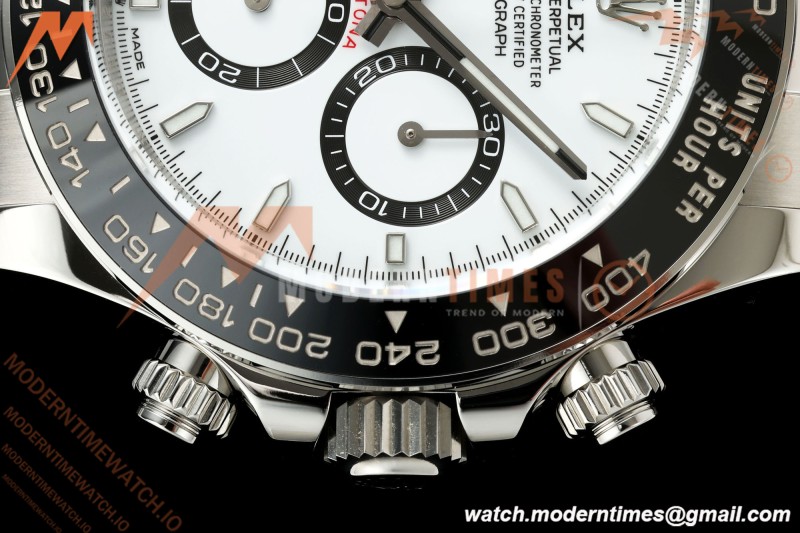 Rolex - Daytona 126500LN 40mm CER 904L SS/SS White VF DD4131