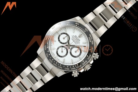 Rolex - Daytona 126500LN 40mm CER 904L SS/SS White VF DD4131