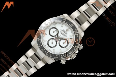 Rolex - Daytona 126500LN 40mm CER 904L SS/SS White VF DD4131