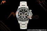 Rolex - Daytona 116500LN 40mm 904L SS/SS Blk/Stk UFO SH-TW4130 Free Sprung