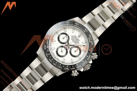 Rolex - Daytona 116500LN 40mm 904L SS/SS Wht/Stk UFO SH-TW4130 Free Sprung