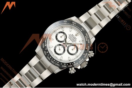 Rolex - Daytona 116500LN 40mm 904L SS/SS Wht/Stk UFO SH-TW4130 Free Sprung | 롤렉스 - 데이토나 116500LN 40mm 904L 스테인리스 스틸/스테인리스 스틸 화이트/스틱 인덱스 UFO SH-TW4130 프리 스프렁