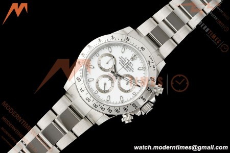 Rolex - Daytona 116520 40mm 904L SS/SS Wht/Stk VSF DD4130