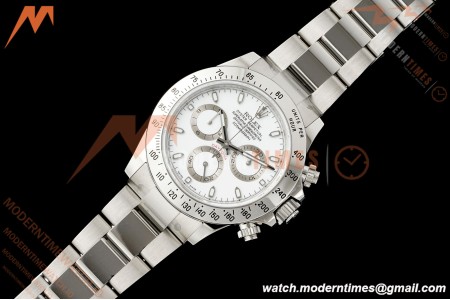Rolex - Daytona 116520 40mm 904L SS/SS Wht/Stk VSF DD4130