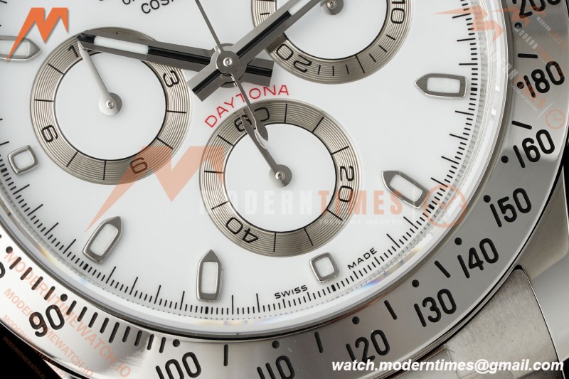 Rolex - Daytona 116520 40mm 904L SS/SS Wht/Stk VSF DD4130 | 롤렉스 - 데이토나 116520 40mm 904L 스테인리스 스틸/스테인리스 스틸 화이트/스틱 인덱스 VSF DD4130