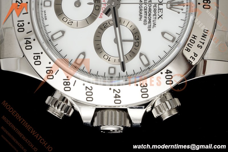 Rolex - Daytona 116520 40mm 904L SS/SS Wht/Stk VSF DD4130 | 롤렉스 - 데이토나 116520 40mm 904L 스테인리스 스틸/스테인리스 스틸 화이트/스틱 인덱스 VSF DD4130