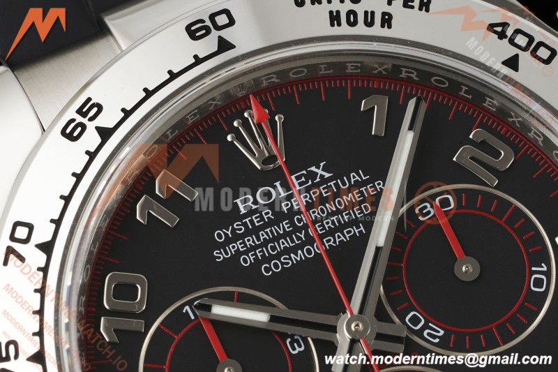 Rolex - Daytona 116509 40mm 904L SS/RU Black VF DD4130