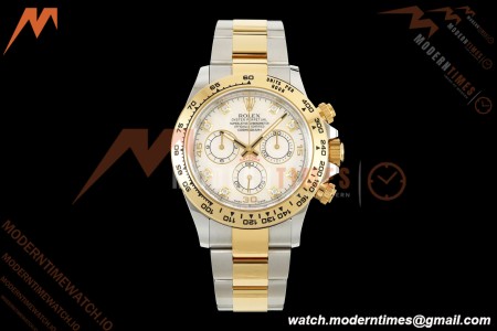 Rolex - Daytona 116503 40mm 904L YG/SS W-MOP/DIA VF DD4130