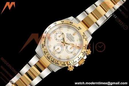 Rolex - Daytona 116503 40mm 904L YG/SS W-MOP/DIA VF DD4130