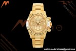 Rolex - Daytona 116508 40mm 904L YG/YG Champ/Stk VF DD4130