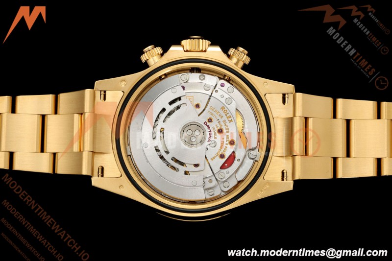 Rolex - Daytona 116508 40mm 904L YG/YG Blk/Stk VF DD4130