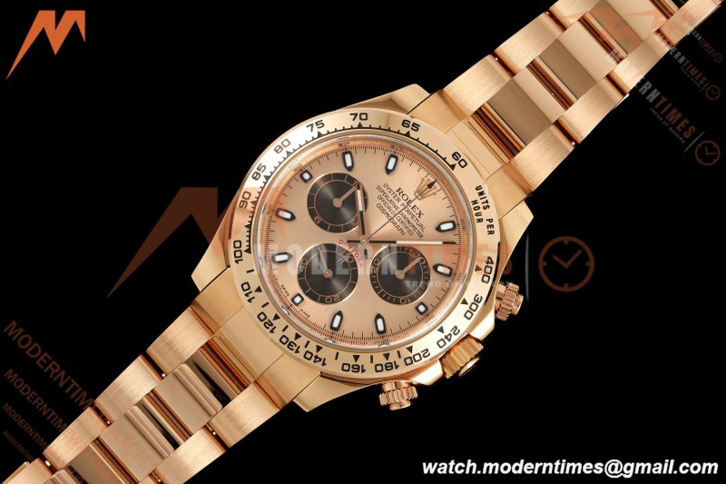 Rolex - Daytona 116505 40mm RG/RG Champ/Blk/Stk VF DD4130