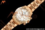 Rolex - Daytona 116505 40mm RG/RG Wht/Stk VF DD4130