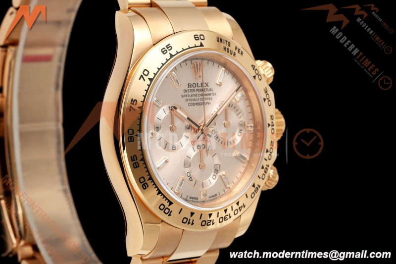 Rolex - Daytona 116505 40mm RG/RG Champ/Dia VF DD4130