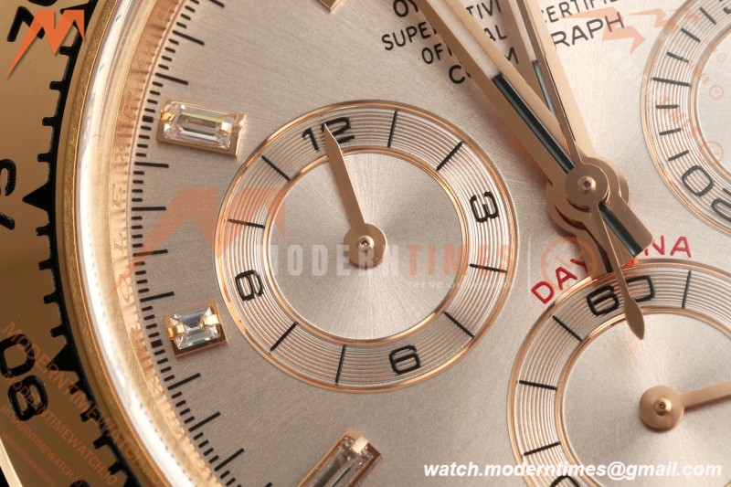 Rolex - Daytona 116505 40mm RG/RG Champ/Dia VF DD4130