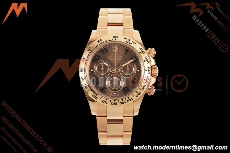 Rolex - Daytona 116505 40mm RG/RG Choco/Num VF DD4130