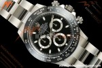 Rolex - Daytona Panda 116500LN 40mm CER 904L SS/SS Black Dial VF DD4130| 롤렉스 - 데이토나 판다 116500LN 40mm CER 904L 스테인리스/스테인리스 블랙 다이얼 VF DD4130