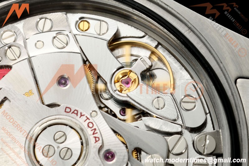 Rolex - Daytona 116520 40mm 904L SS/SS Blk/Stk UFO SH-TW4130 Free Sprung