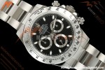 Rolex - Daytona 116520 40mm 904L SS/SS Blk/Stk UFO SH-TW4130 Free Sprung