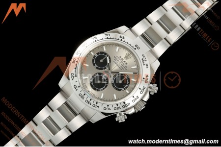 Rolex - Daytona 126509 40mm SS/SS Grey/Blk/Stk UFO UF4131 Free Sprung | 롤렉스 - 데이토나 126509 40mm SS/SS 그레이/블랙/바 인덱스 UFO UF4131 프리 스프렁