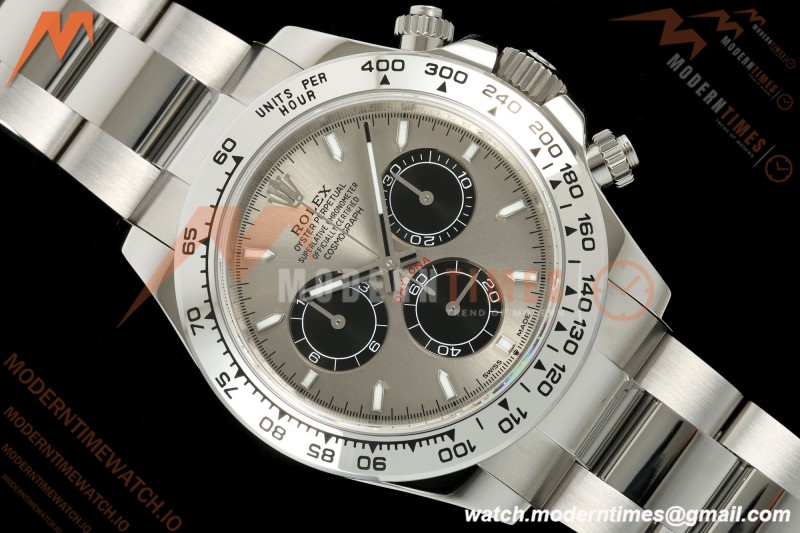 Rolex - Daytona 126509 40mm SS/SS Grey/Blk/Stk UFO UF4131 Free Sprung