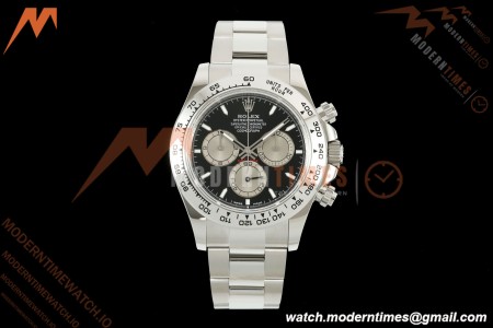 Rolex - Daytona 126509 40mm SS/SS Blk/Silv/Stk UFO UF4131 Free Sprung
