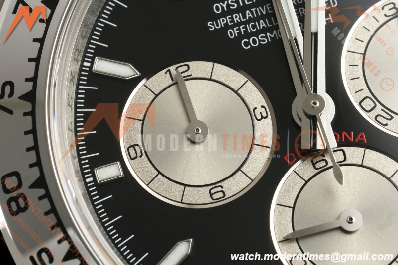 Rolex - Daytona 126509 40mm SS/SS Blk/Silv/Stk UFO UF4131 Free Sprung