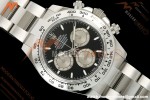 Rolex - Daytona 126509 40mm SS/SS Blk/Silv/Stk UFO UF4131 Free Sprung