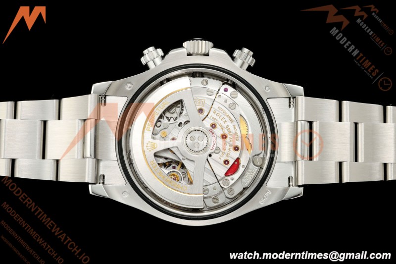 Rolex - Daytona 126509 40mm SS/SS Blk/Silv/Stk UFO UF4131 Free Sprung