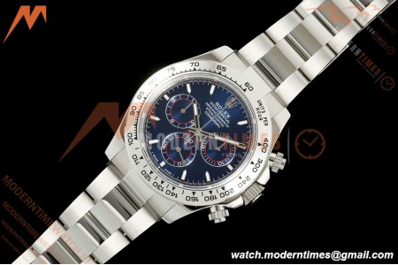 Rolex - Daytona 126509 40mm SS/SS Blu/Stk UFO UF4131 Free Sprung