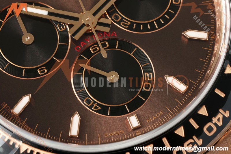 Rolex - Daytona 126515LN 40mm RG/RU Brn/Blk/Stk VSF DD4131