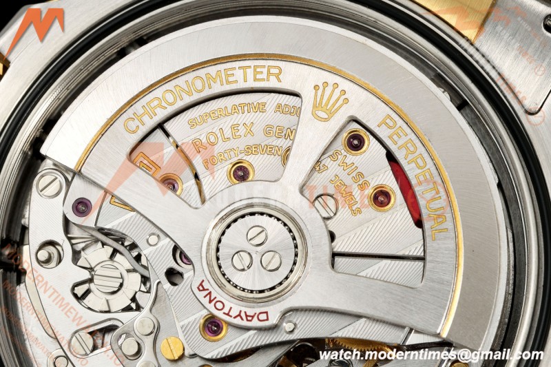 Rolex - Daytona 126503 40mm SS/YG Blk/YG Diamonds Dial UFO UF4131 Free Sprung 