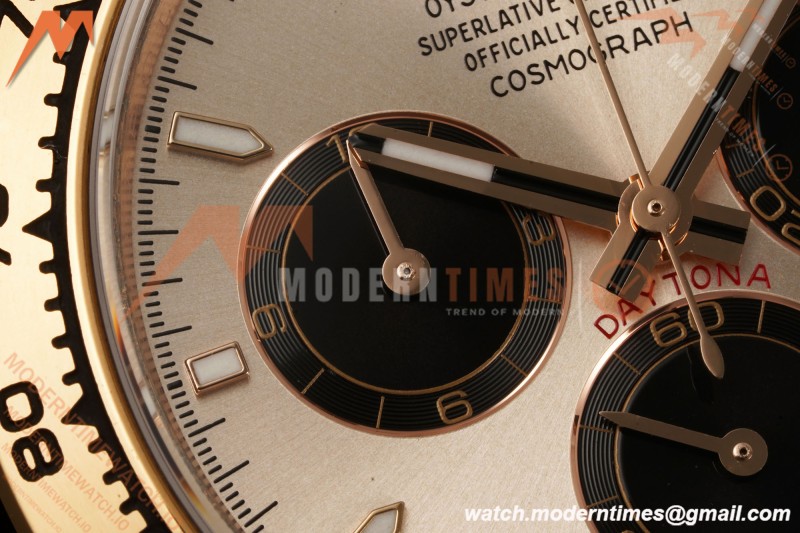 Rolex - Daytona 126505 40mm RG/RG Champagne/Blk/Stk RWF DD4131 Free Sprung