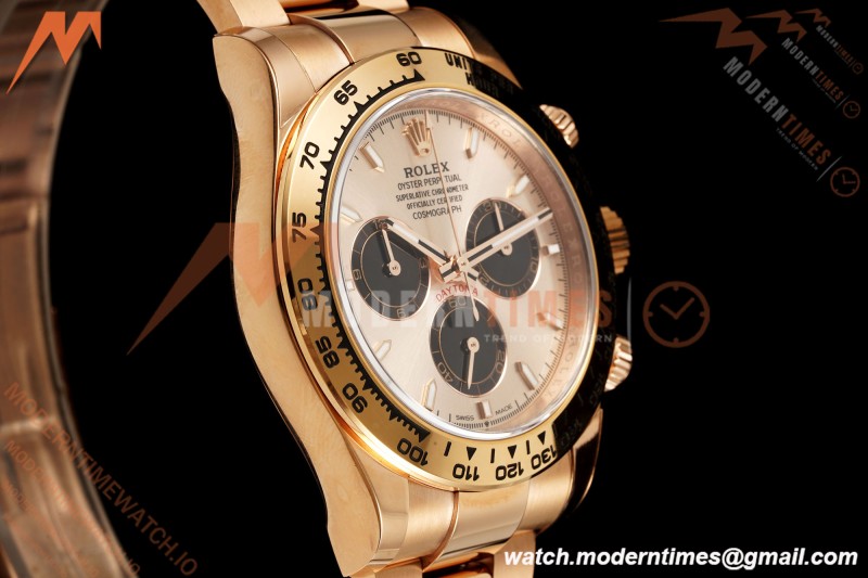 Rolex - Daytona 126505 40mm RG/RG Champagne/Blk/Stk RWF DD4131 Free Sprung