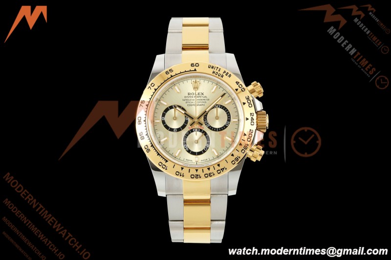 Rolex - Daytona 126503 40mm SS/YG Gold/Stk Dial UFO UF4131 Free Sprung
