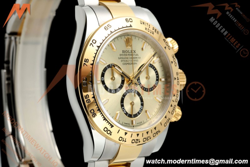 Rolex - Daytona 126503 40mm SS/YG Gold/Stk Dial UFO UF4131 Free Sprung