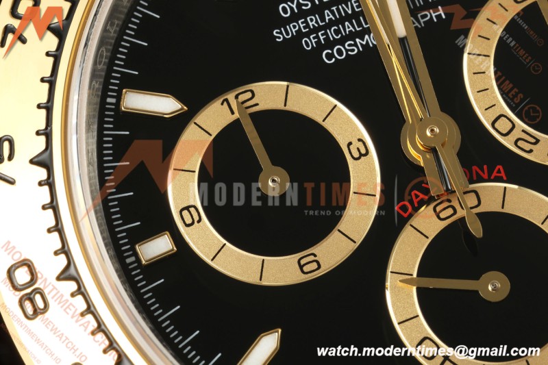 Rolex - Daytona 126503 40mm SS/YG Blk/Stk Dial UFO UF4131 Free Sprung  