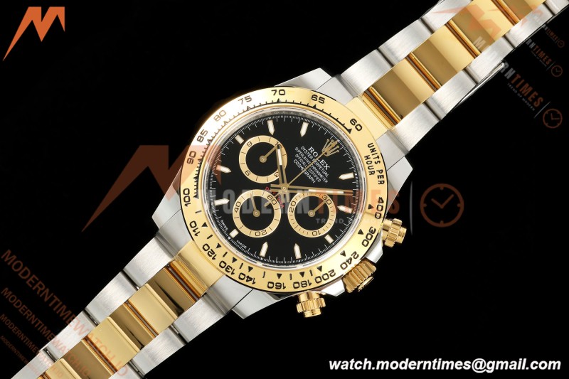Rolex - Daytona 126503 40mm SS/YG Blk/Stk Dial UFO UF4131 Free Sprung  