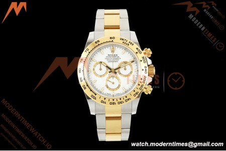 Rolex - Daytona 126503 40mm SS/YG Wht/Stk Dial UFO UF4131 Free Sprung