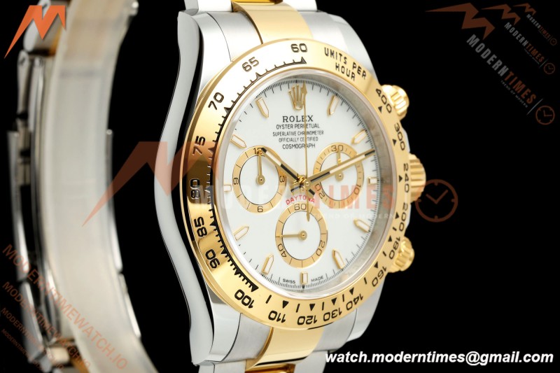 Rolex - Daytona 126503 40mm SS/YG Wht/Stk Dial UFO UF4131 Free Sprung