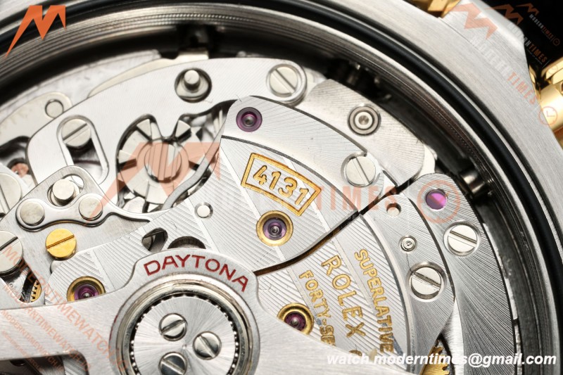 Rolex - Daytona 126503 40mm SS/YG Wht/Stk Dial UFO UF4131 Free Sprung
