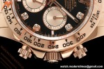 Rolex - Daytona 126505 40mm RG/RG Blk/RG Diamonds Dial UFO UF4131 Free Sprung 