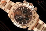 Rolex - Daytona 126505 40mm RG/RG Brn/Blk/Stk Dial UFO UF4131 Free Sprung 
