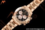 Rolex - Daytona 126505 40mm RG/RG Blk/Chap/Stk Dial UFO UF4131 Free Sprung 