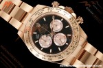 Rolex - Daytona 126505 40mm RG/RG Blk/Chap/Stk Dial UFO UF4131 Free Sprung 