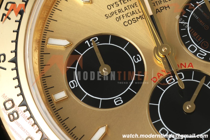 Rolex - Daytona 126508 40mm YG YG/Blk Dial UFO UF4131 Free Sprung 