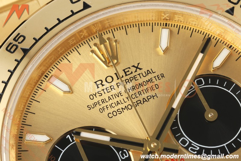 Rolex - Daytona 126508 40mm YG YG/Blk Dial UFO UF4131 Free Sprung 