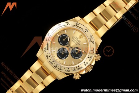 Rolex - Daytona 126508 40mm YG YG/Blk Dial UFO UF4131 Free Sprung 