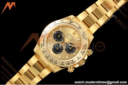Rolex - Daytona 126508 40mm YG YG/Blk Dial UFO UF4131 Free Sprung 