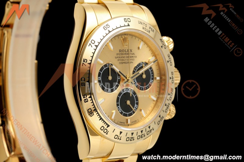 Rolex - Daytona 126508 40mm YG YG/Blk Dial UFO UF4131 Free Sprung 